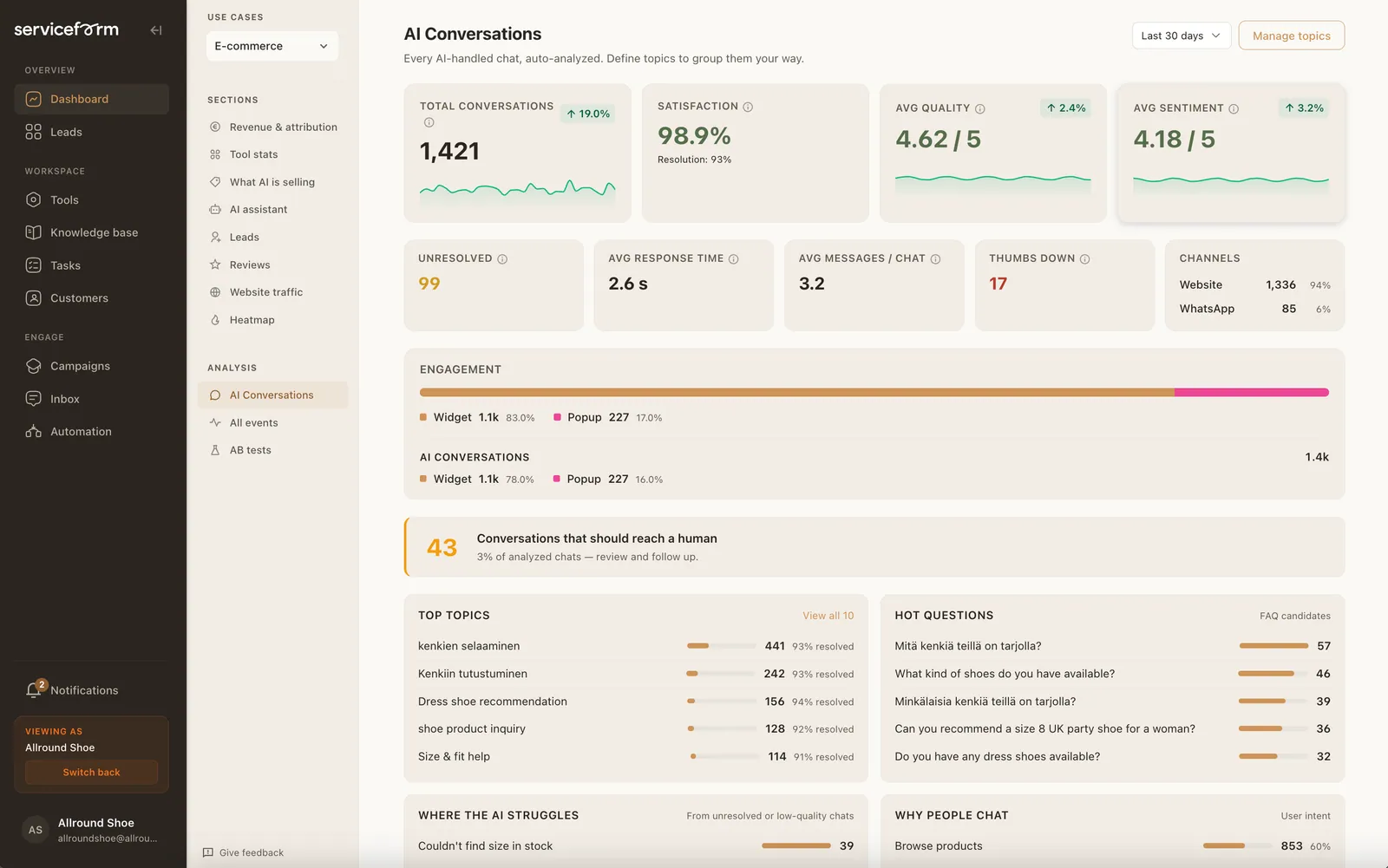 Serviceform